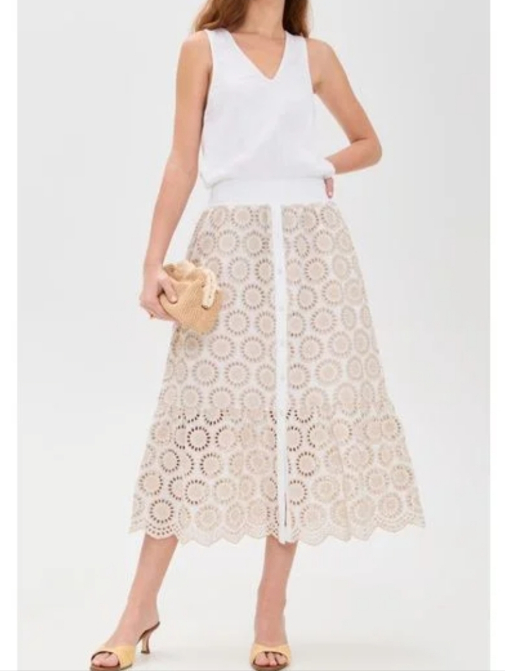 Ramy Brook Nwot Eyelet Lace Dress
